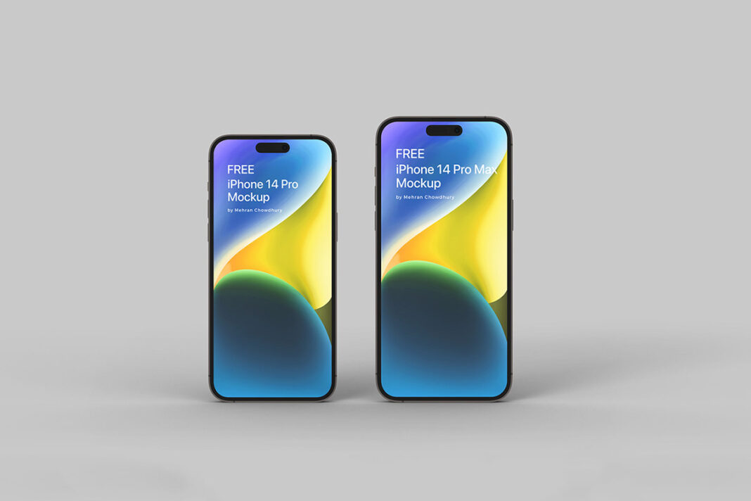 iPhone 14 Pro and Pro Max Mockup
