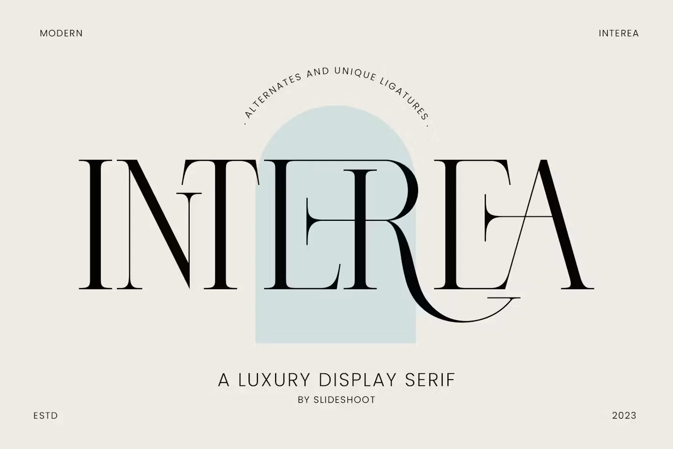 Interea A Luxury Serif Font