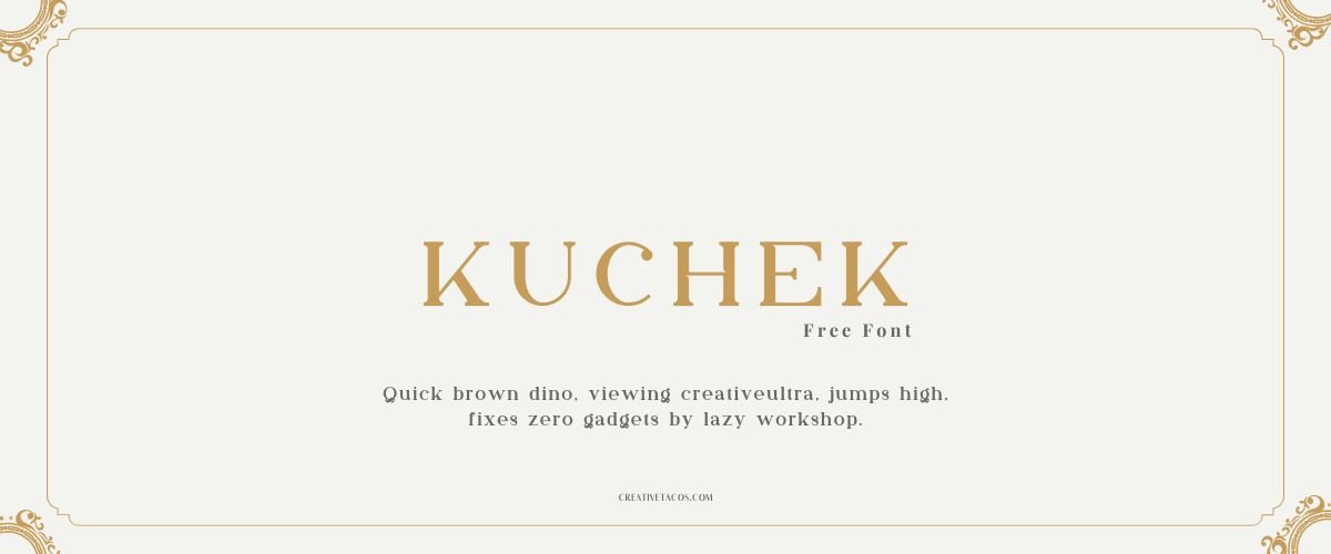 Kuchek Font