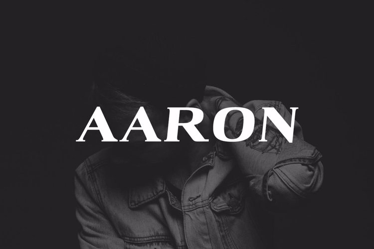 Aaron Black Font