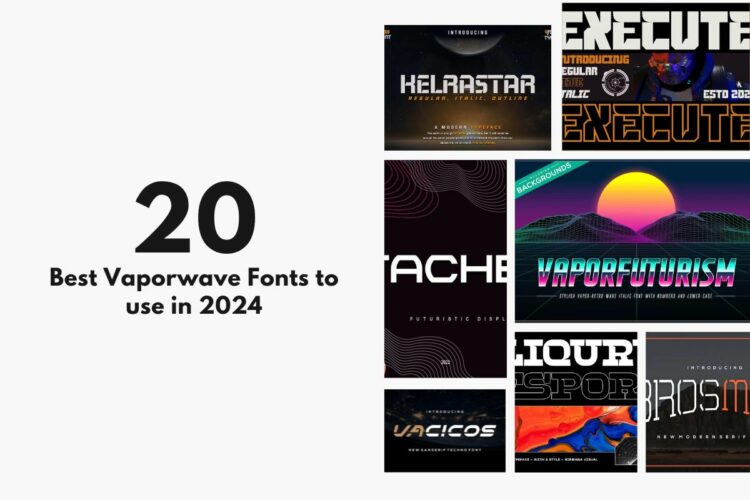 20 Best Vaporwave Fonts to use in 2024