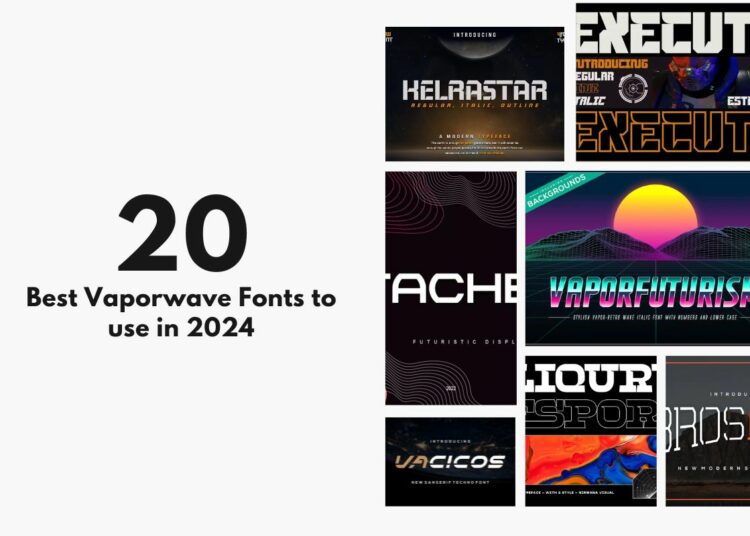 20 Best Vaporwave Fonts to use in 2024