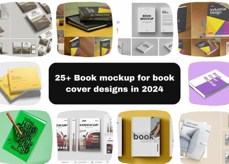 25+ Book mockup for book cover designs in 2024