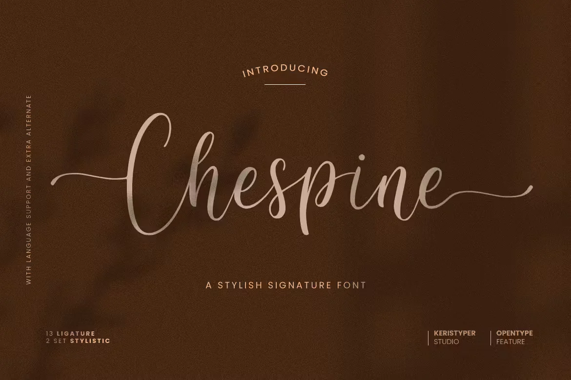 Chespine Stylish Signature Font