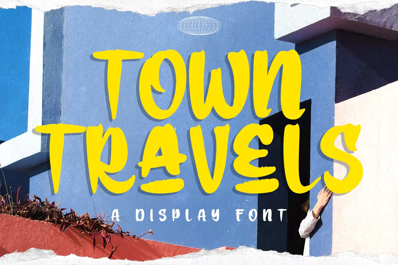Town Travel Marker Y2k Display Font
