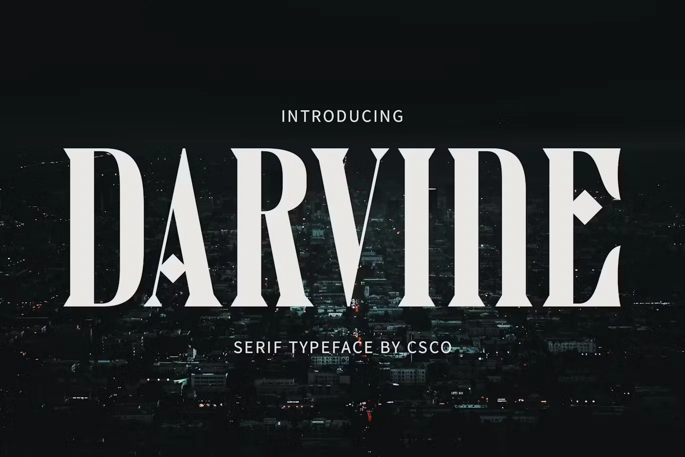 Darvine – Serif Font