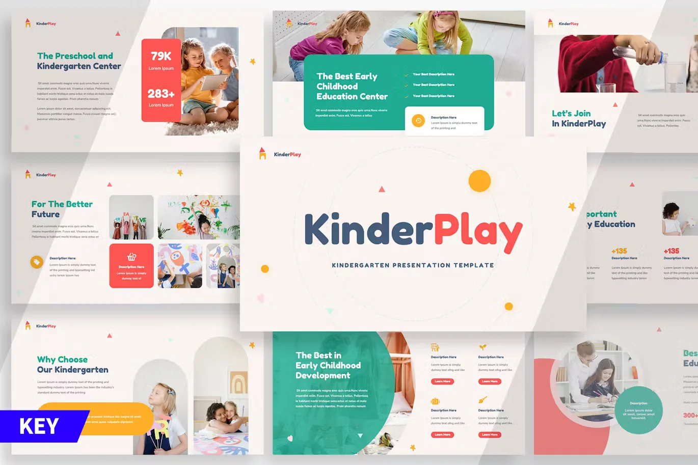 KinderPlay - Kindergarten Keynote Template