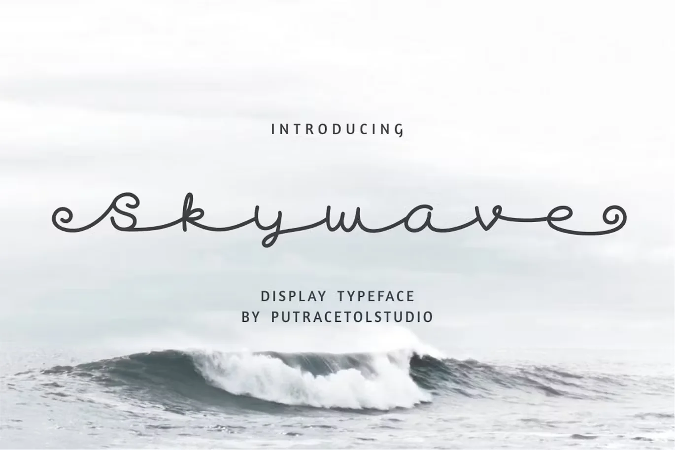Skywave - Display Cursive Font
