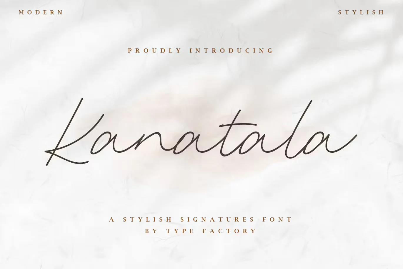 Kanatala – A Stylish Signature Font