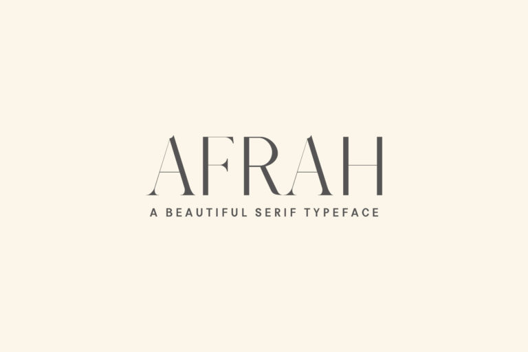 Afrah Serif Font Family