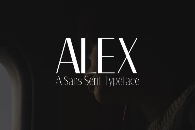 Alex Sans Serif Typeface