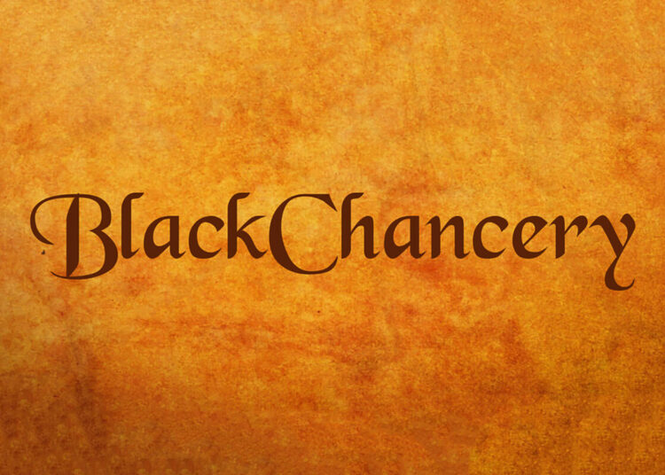 Black Chancery Font Feature Image