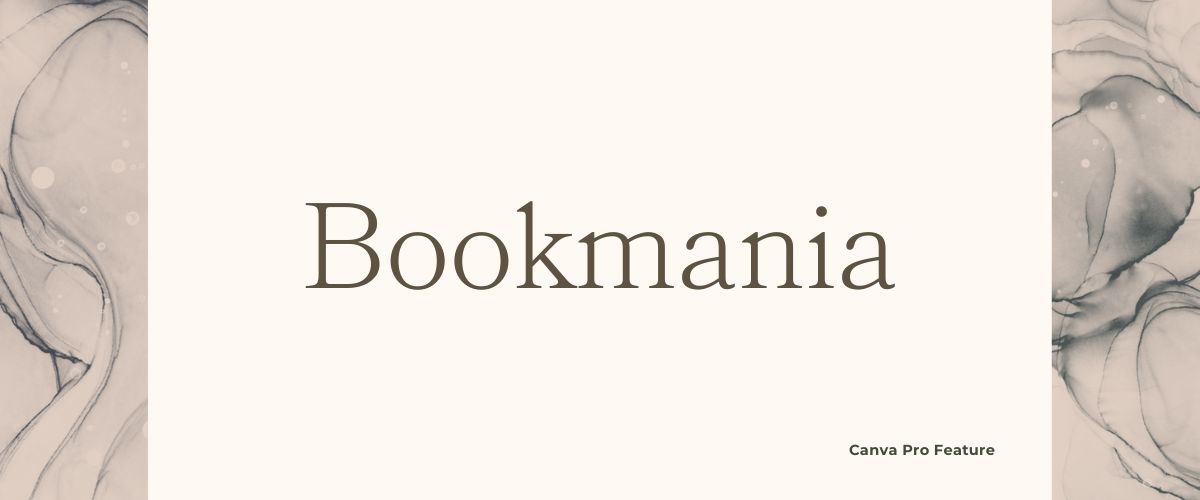 Illustration of Bookmania Serif Font