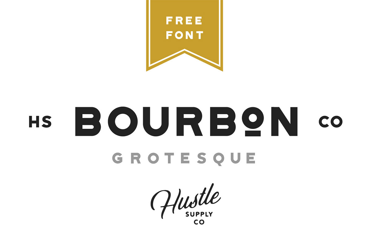 Bourbon Grotesque Font Feature Image