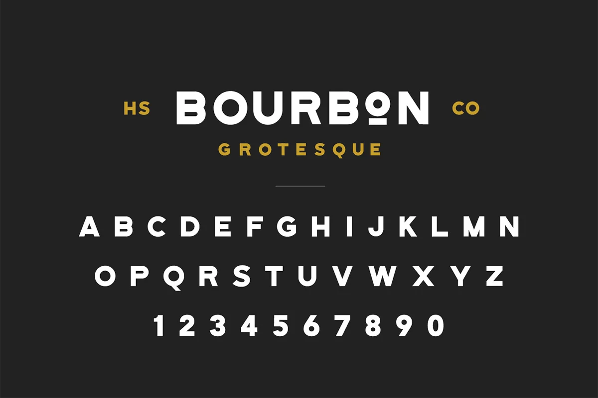 Bourbon Grotesque Font Preview 5