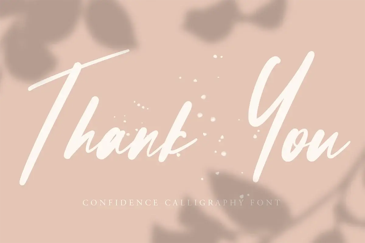 Confidence Font Preview 6