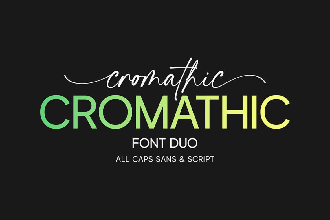 Cromathic Script Font