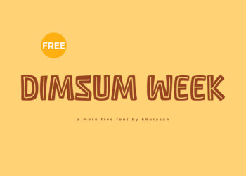 Dinsum Week Display Font Feature Image