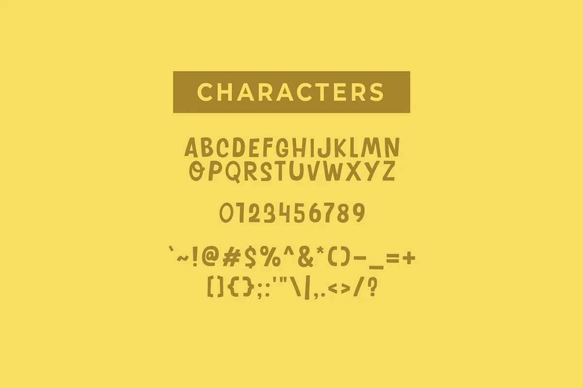 Duck Come Display Font Preview 3
