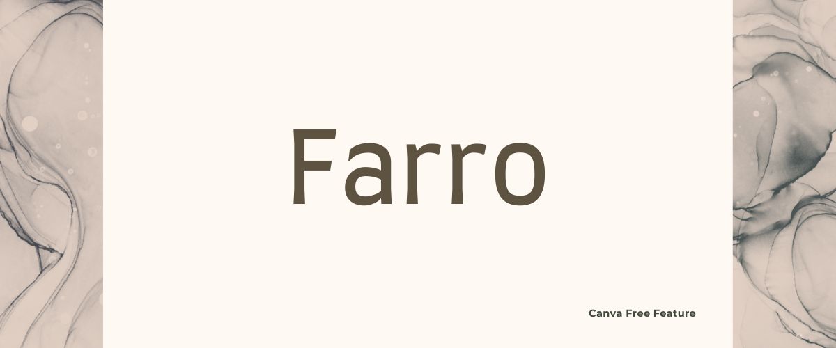 Illustration of Farro Sans Serif Font