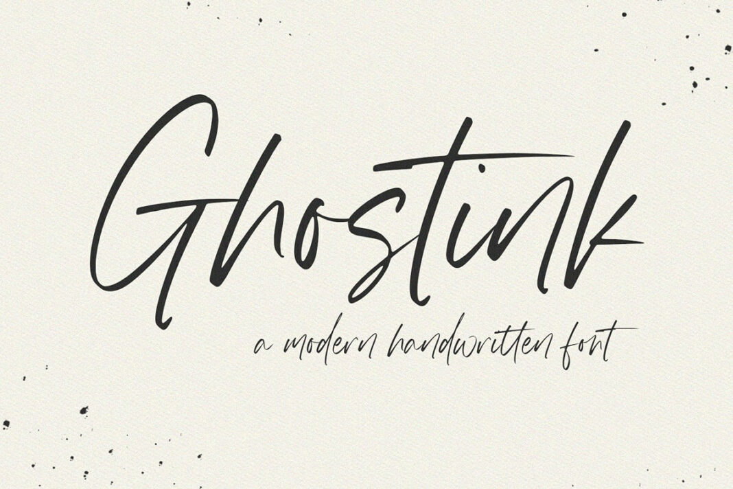 Ghostink Handwritten Font 1068x712 1