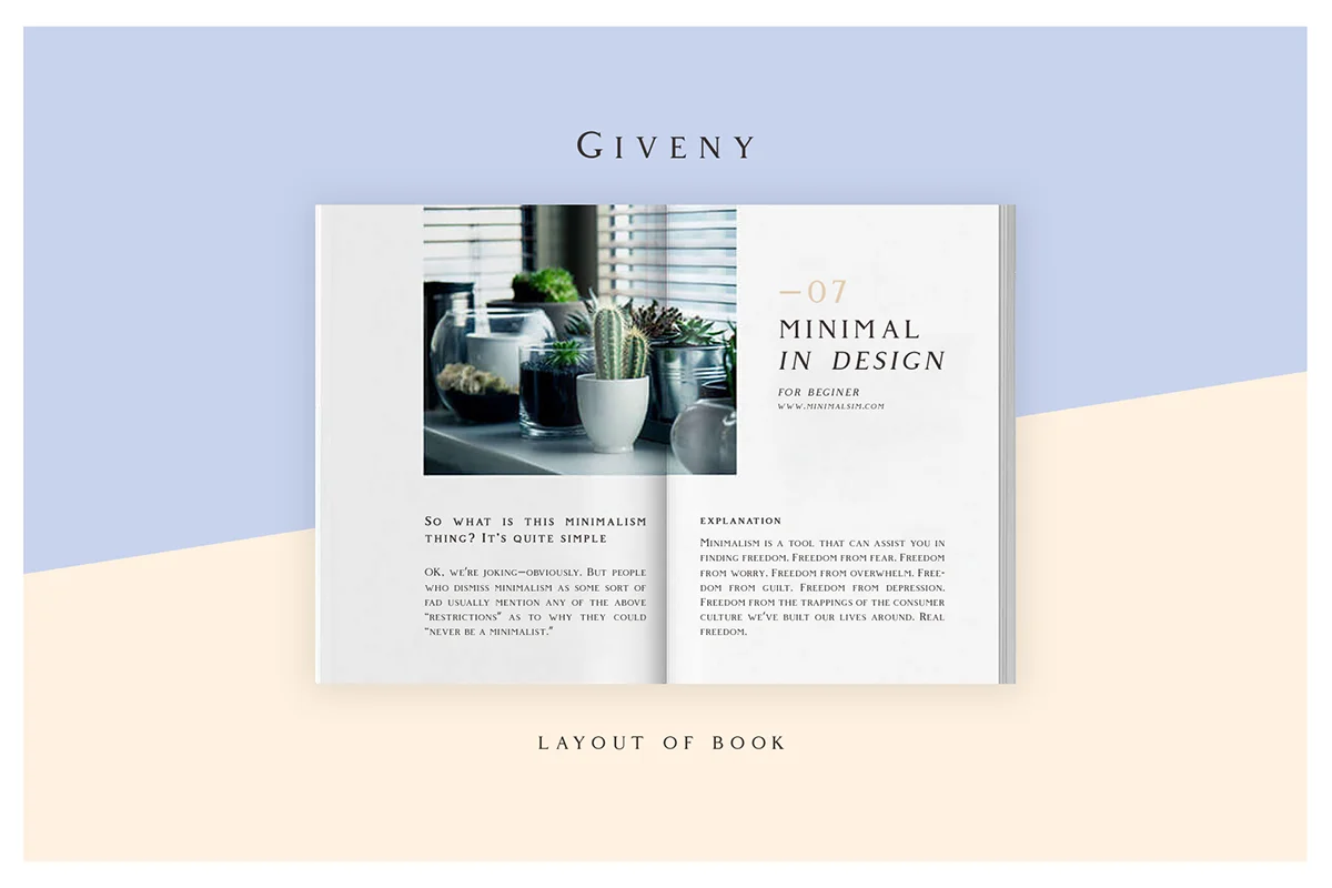 Giveny Font Preview 3