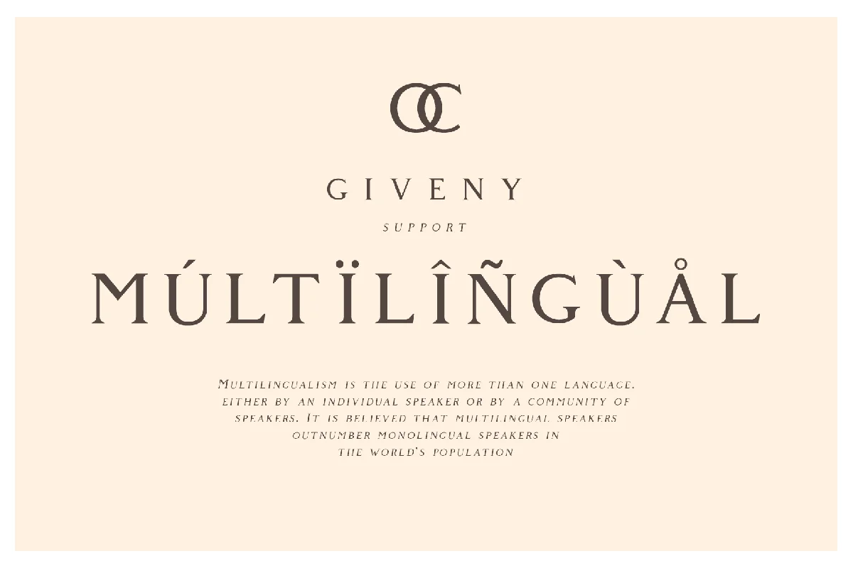 Giveny Font Preview 6