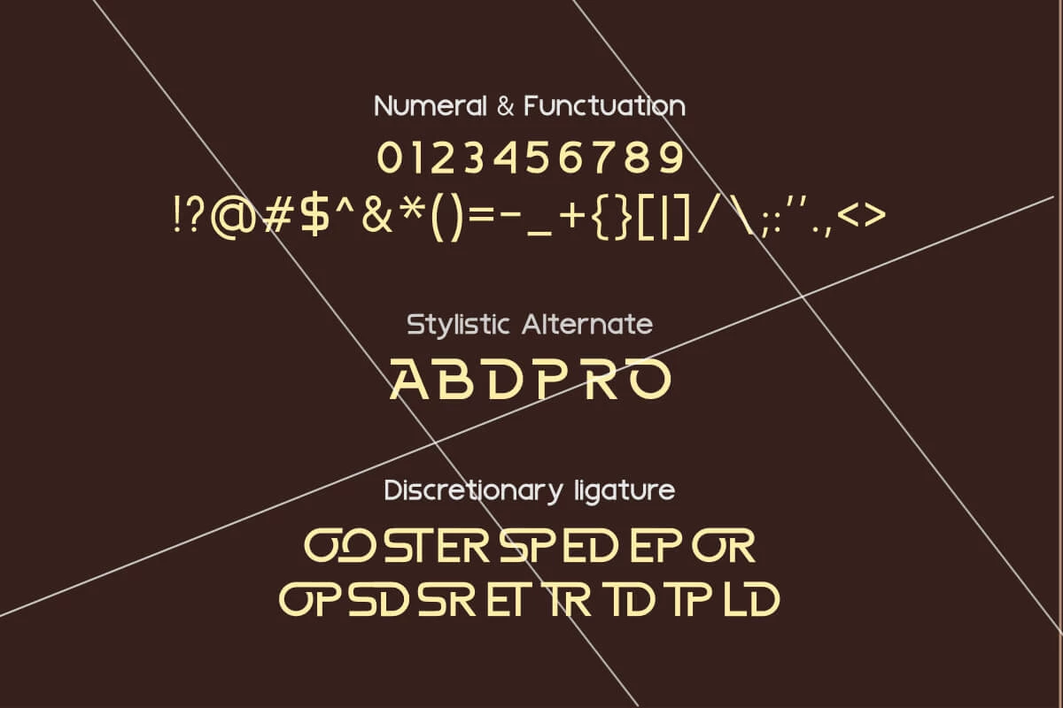 Golden Rooster Sans Serif Font Preview 8