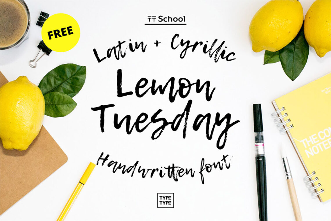 Lemon Tuesday Font Feature Image