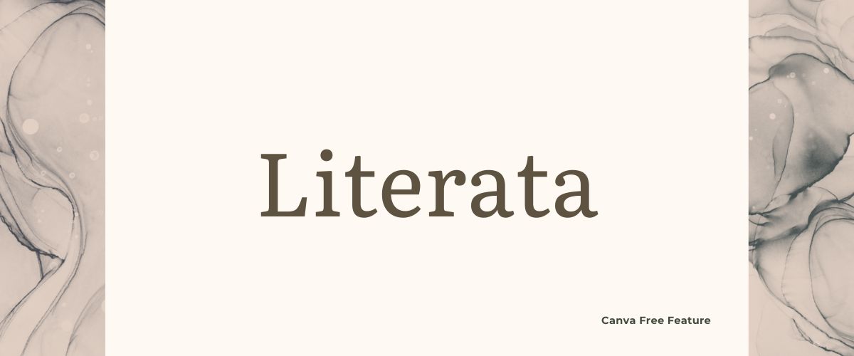Illustration of Literata Serif Font