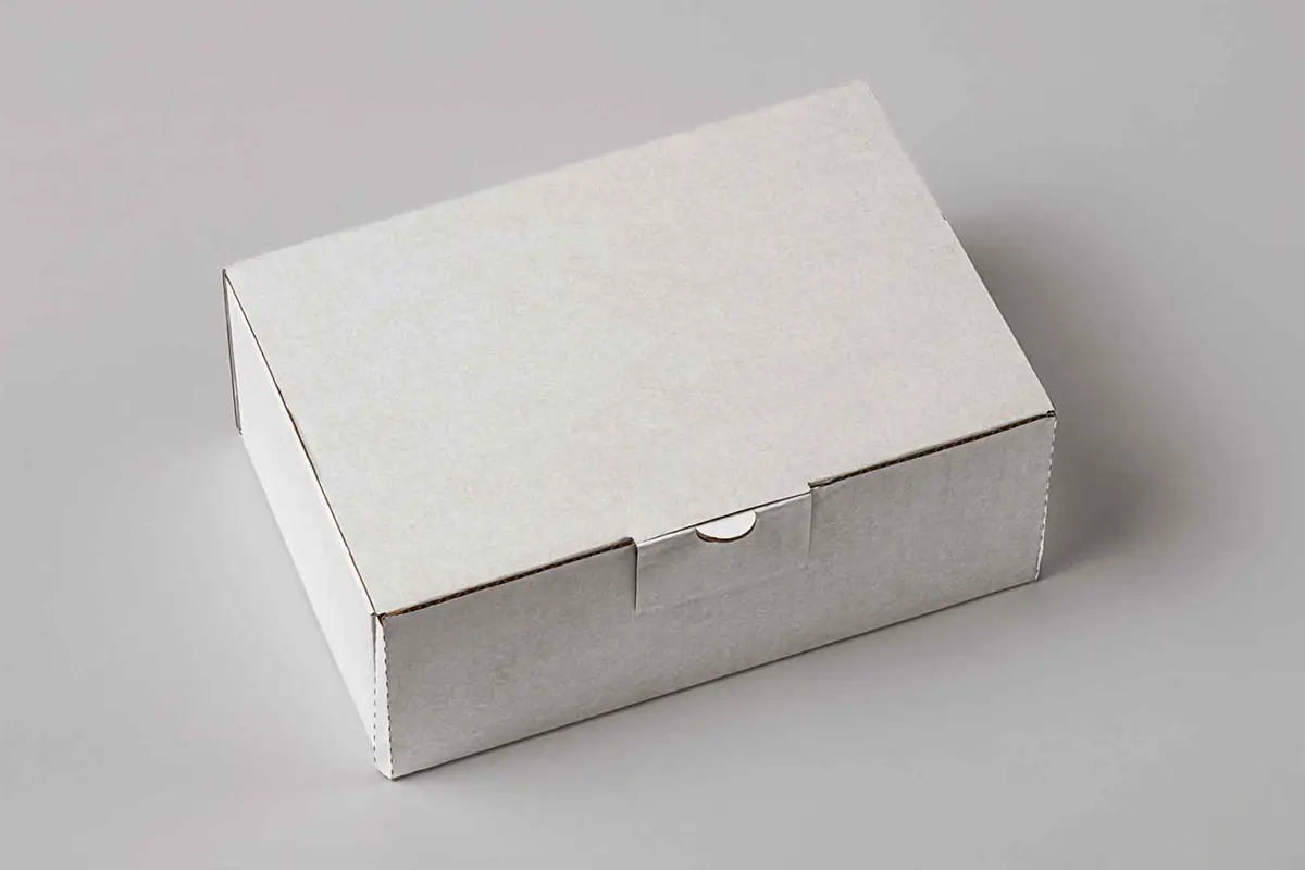 Mail Packaging Cardboard Box Mockup
