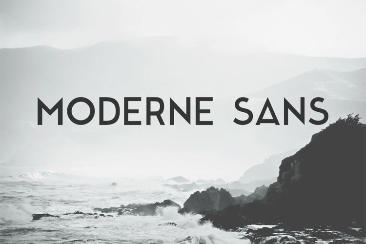 Moderne Sans Font Feature Image