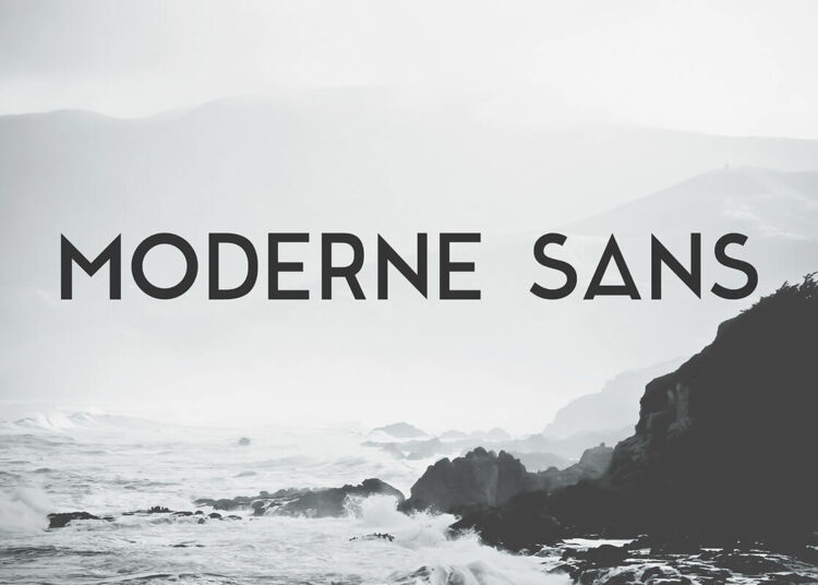Moderne Sans Font Feature Image