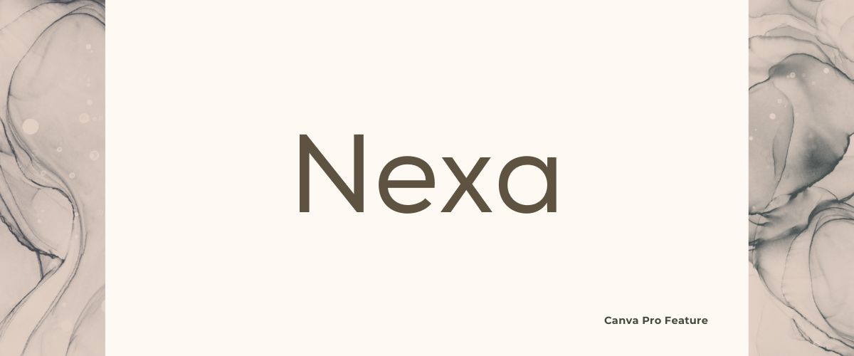 Illustration of Nexa Sans Serif Font