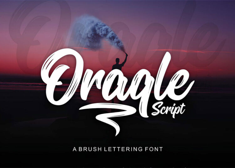 Oraqle Script Font Feature Image