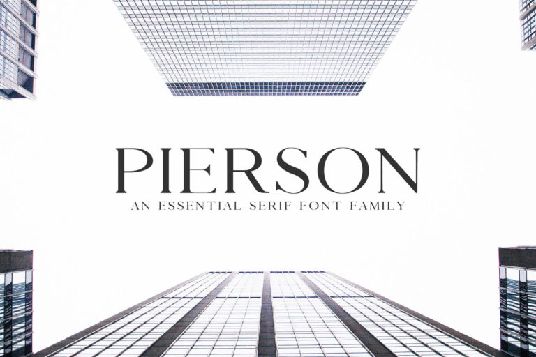 Pierson Font Family