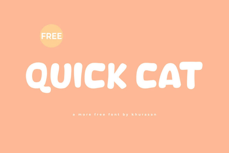 Quick Cat Display Font