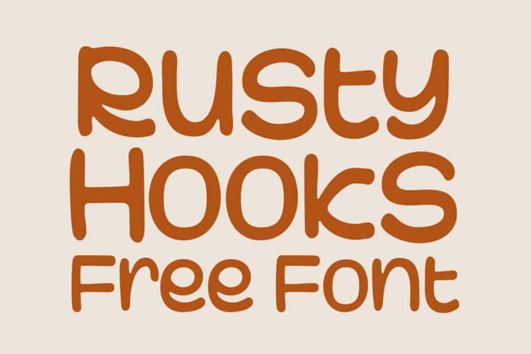 Rusty Hooks Display Font