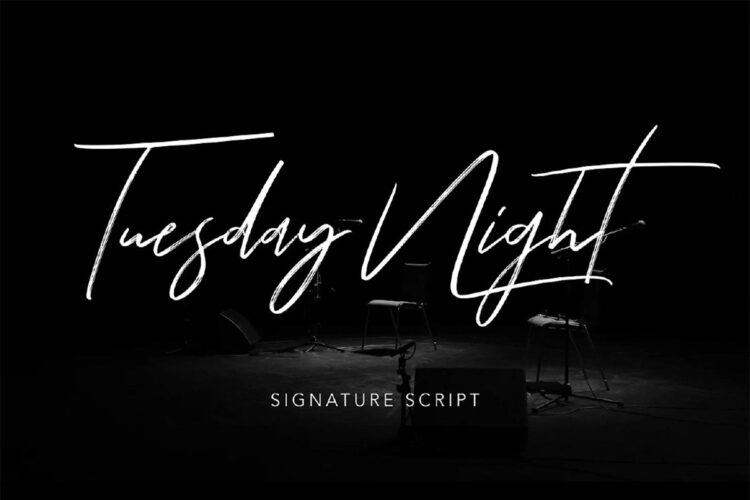 Tuesday Night Font Feature Image