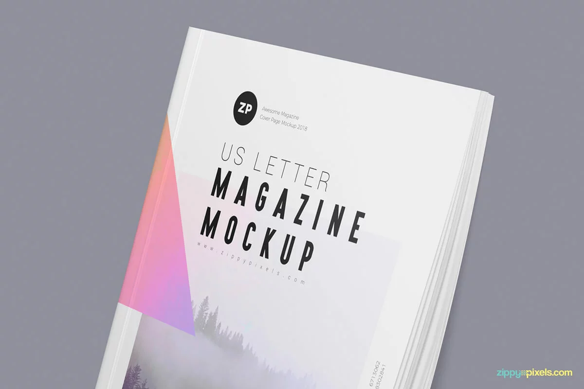 Two Free US Letter Magazine Mockups Preview 5