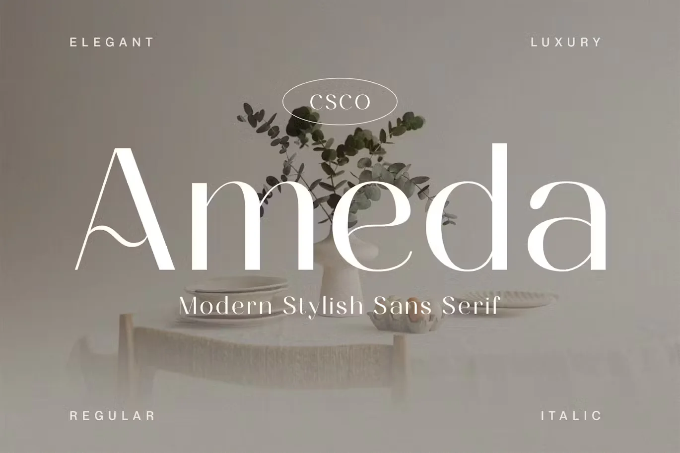 Ameda - Modern Stylish Sans Serif