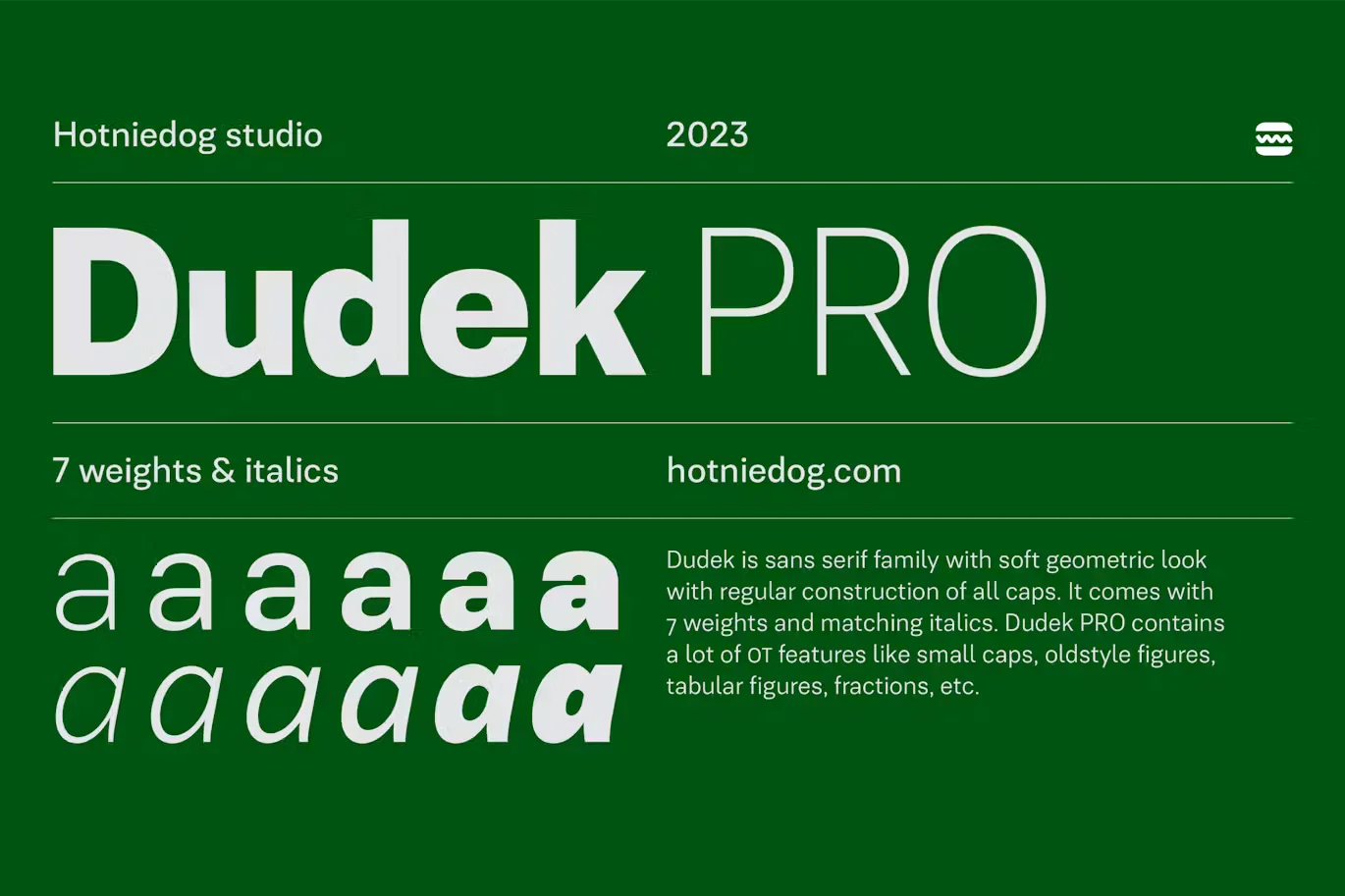 Dudek PRO Font