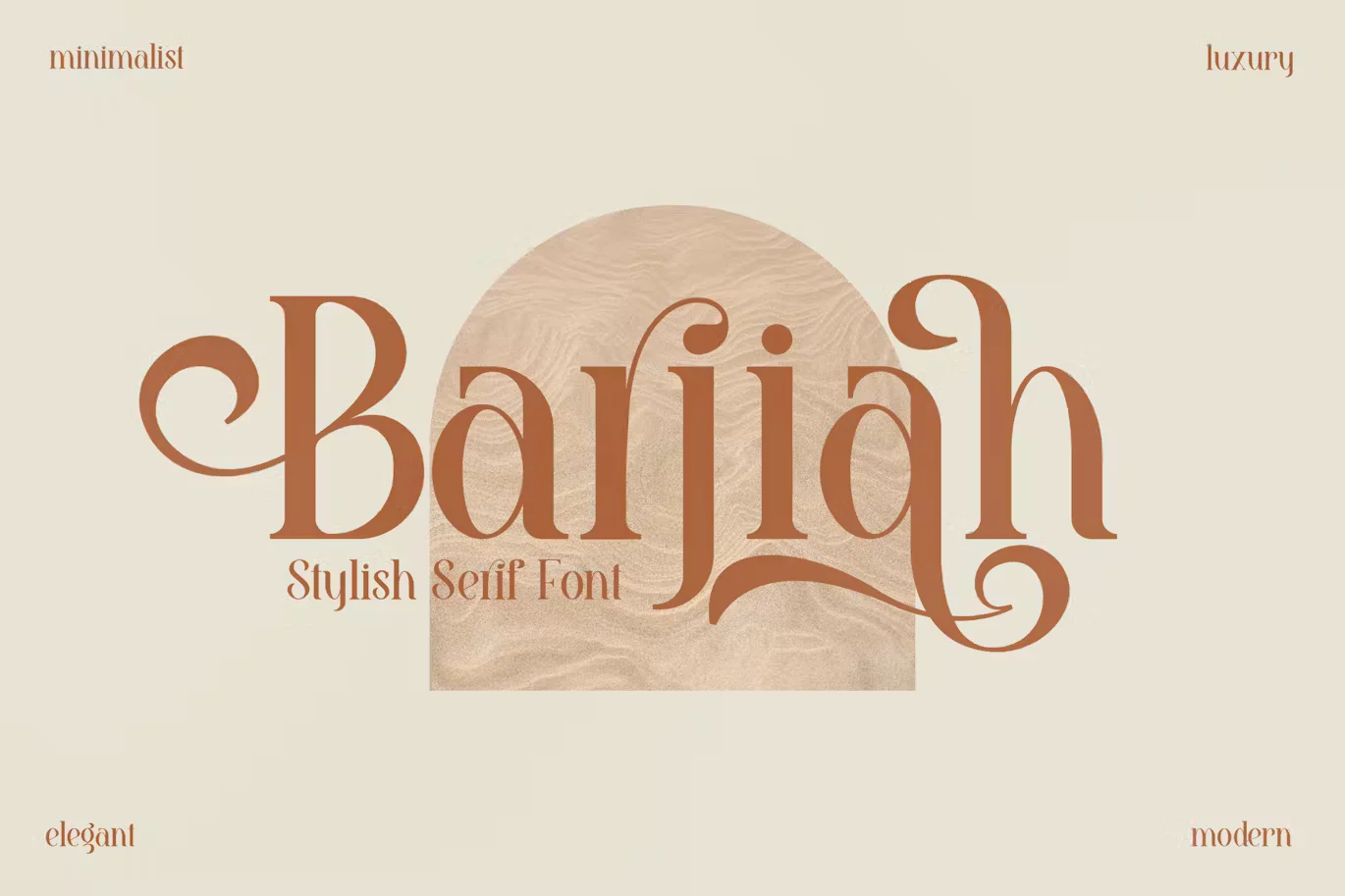 Barjiah Stylish Serif Font