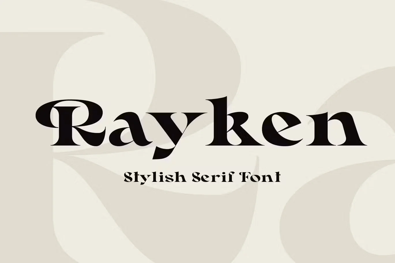Rayken - Stylish Serif Font
