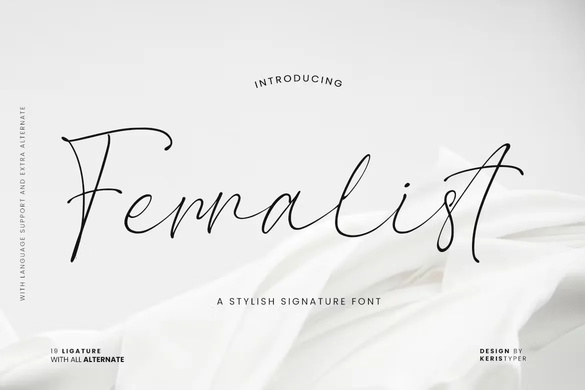 Ferralist Stylish Signature Font