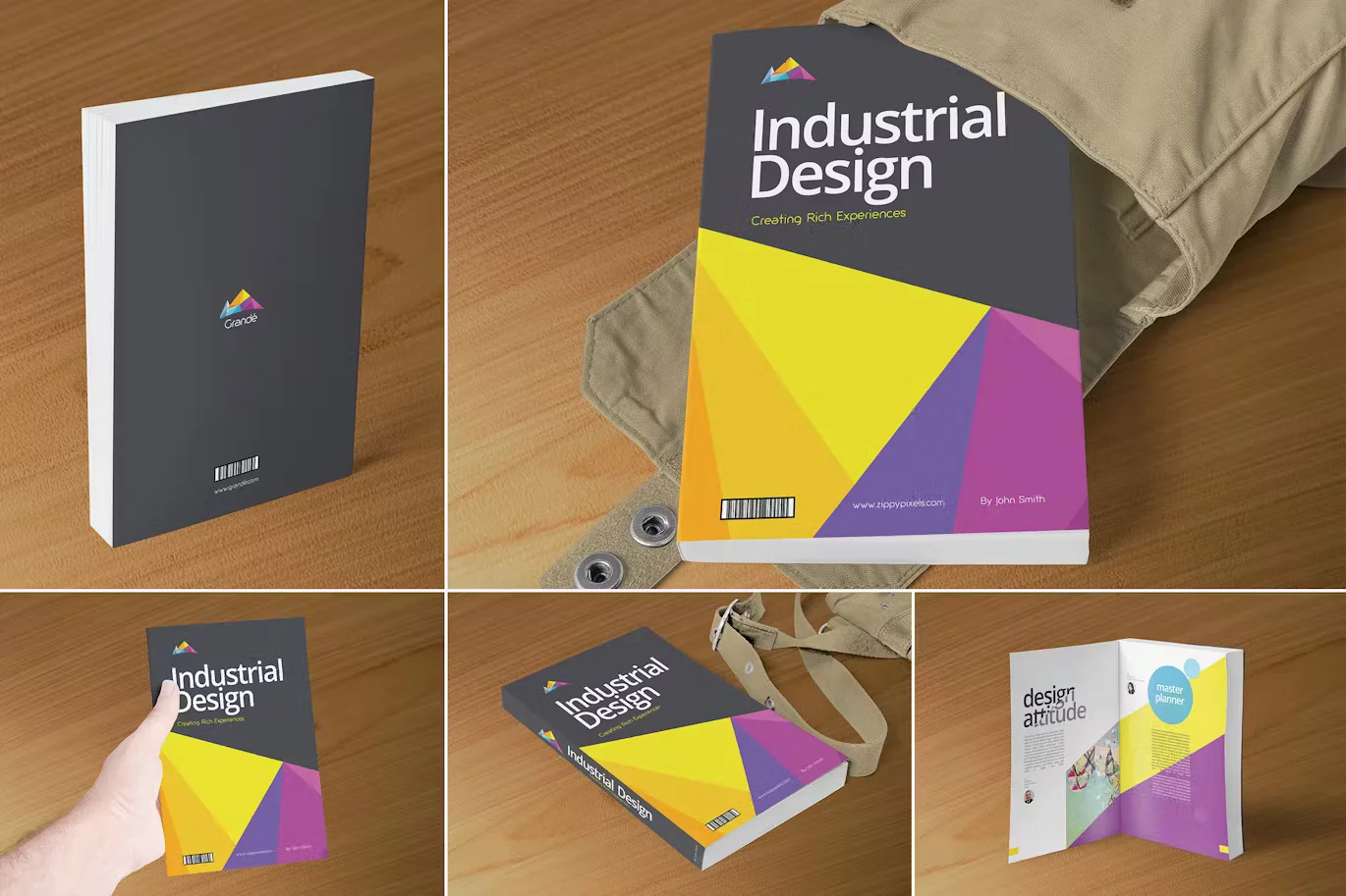 Professional Book Cover Mockups