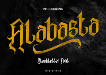 Alabasta Blackletter Font Feature Image