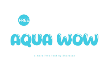 Aqua Wow Display Font Feature Image