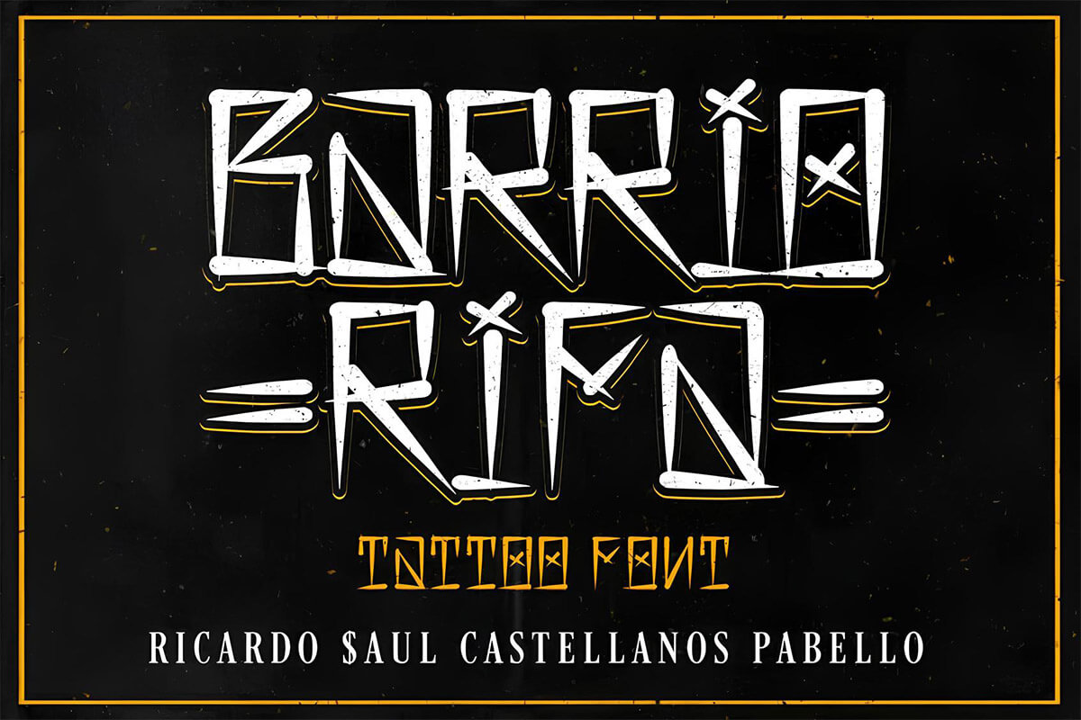 Barrio Rifa Font Feature Image