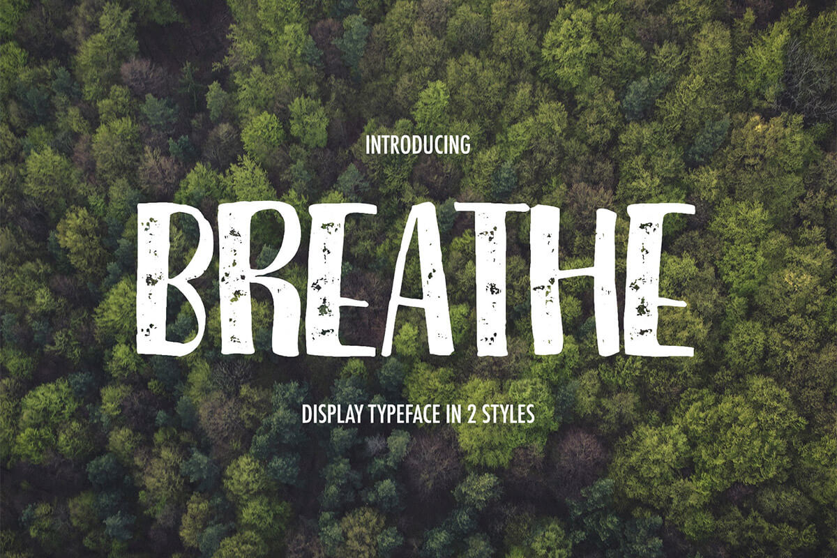 Breathe Display Font Feature Image